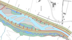 Plan der Renaturierung des Escherkanals im Kunderriert